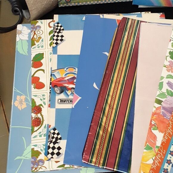 Vintage wrapping paper lot - Picture 2 of 4